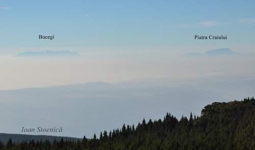 bucegii si piatra craiului vazuti din muntii harghitei