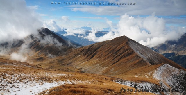 culme secundara in fagaras - vedere spre sud