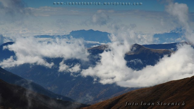 cozia vazut din fagaras