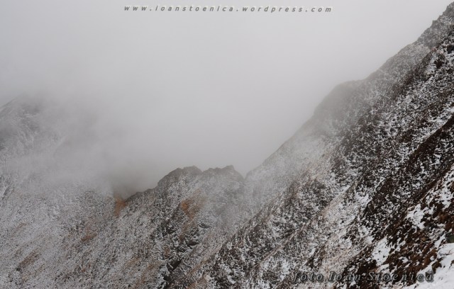 coborarea de la Museteica spre vf Raiosu