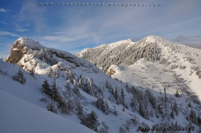 continuarea crestei spre Gropsoarele