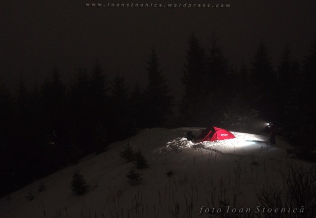 cort pe munte, la frontala
