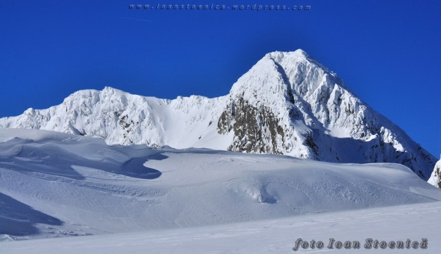 varful Judele iarna 