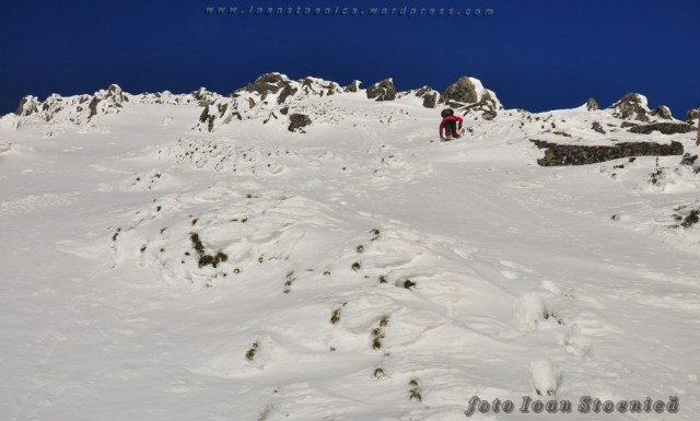 coborare de la varful peleaga